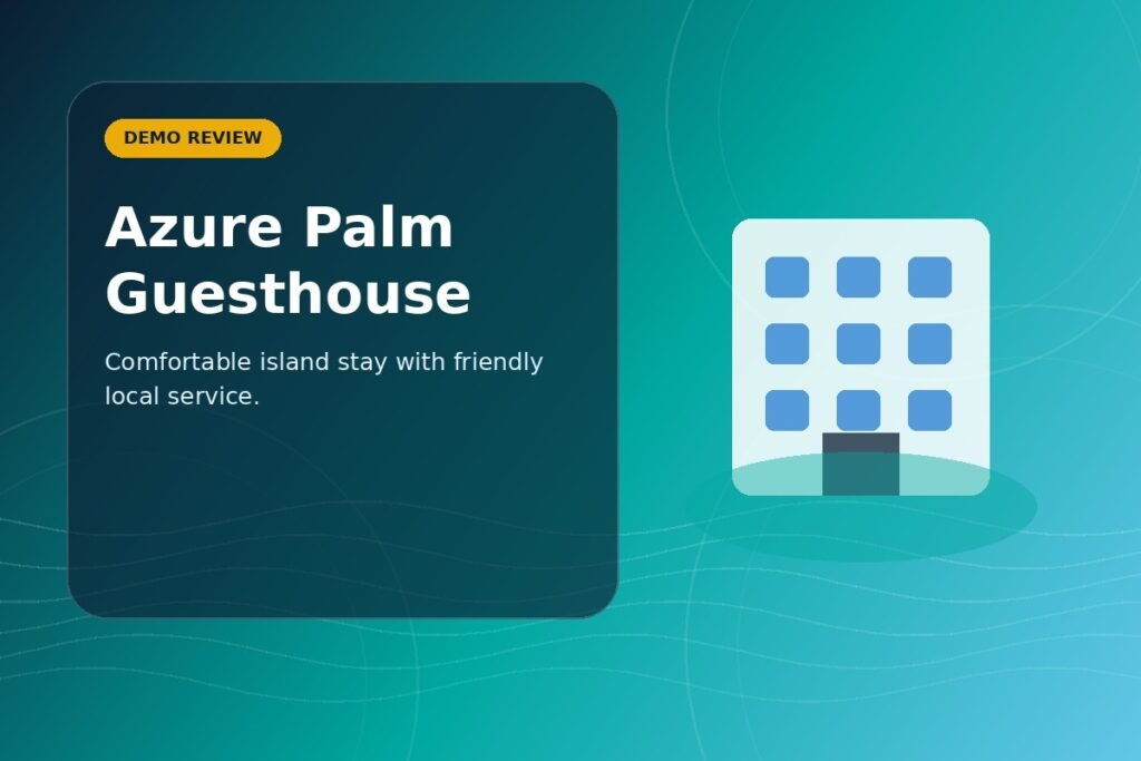 Maldives Rating demo image for azure palm