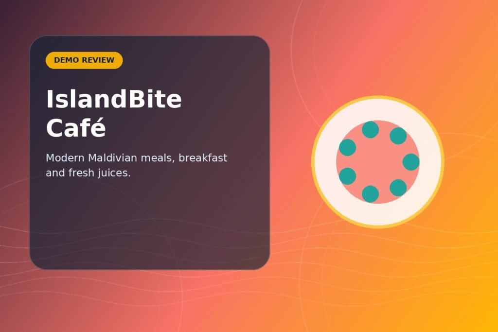 Maldives Rating demo image for islandbite cafe