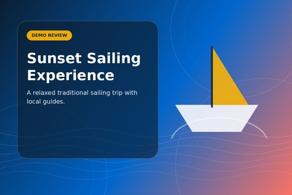 Maldives Rating demo image for sailing experience